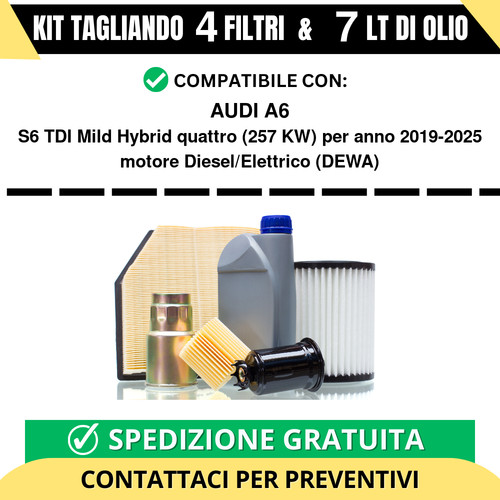 Tagliando per audi - audi, s6